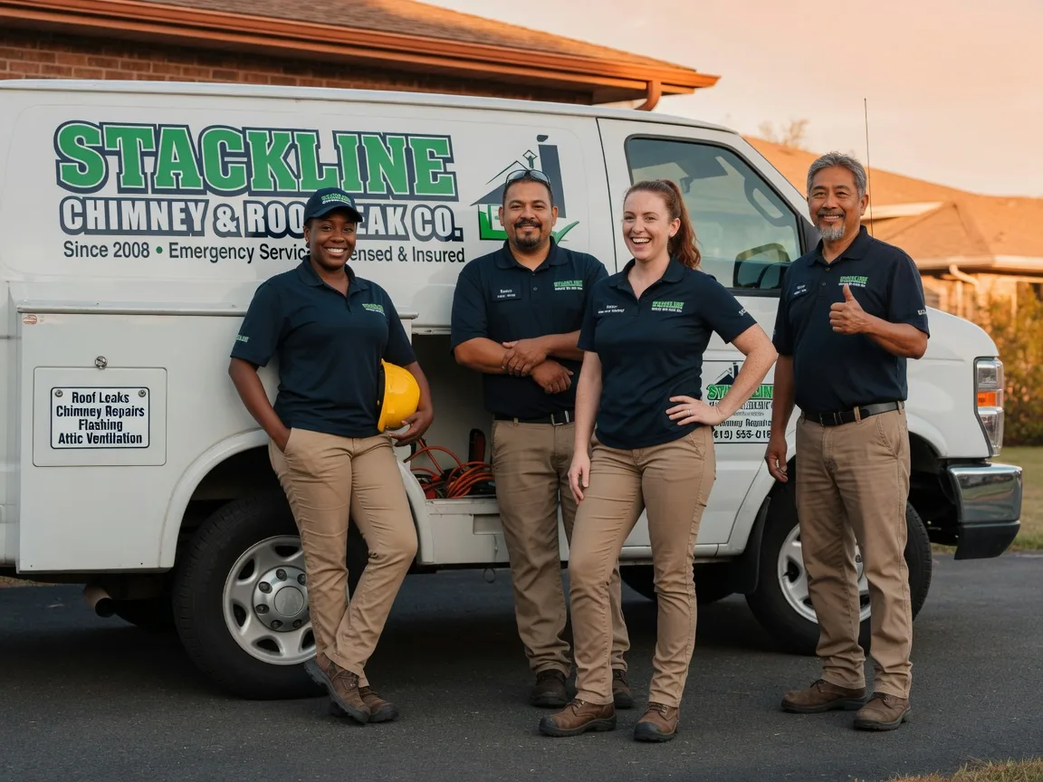 Chimney flashing repair company in Bluffton, AR